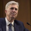 Image of Supreme Court Justice Neil Gorsuch during a hearing. Image of Supreme Court Justice Neil Gorsuch during a hearing.