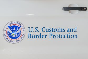 Logo of U.S. Customs and Border Protection, part of the Department of Homeland Security.