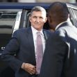 General Michael Flynn arriving from a vehicle during a public appearance. General Michael Flynn arriving from a vehicle during a public appearance.
