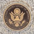 Seal of the Eighth Circuit Court of Appeals displayed on a stone surface. Seal of the Eighth Circuit Court of Appeals displayed on a stone surface.