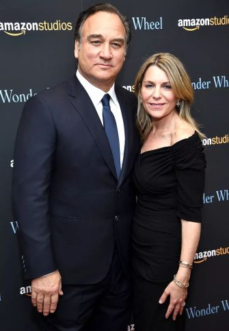 Jim Belushi and Jennifer Sloan at a public event.