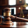 A wooden gavel on a court bench with scales of justice in the background, symbolizing the legal proceedings related to juvenile justice. A wooden gavel on a court bench with scales of justice in the background, symbolizing the legal proceedings related to juvenile justice.