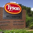 Sign at the Tyson Foods World Headquarters. Sign at the Tyson Foods World Headquarters.