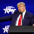 Former President Donald Trump speaks at the Conservative Political Action Conference (CPAC), Sunday, Feb. 28, 2021, in Orlando, Fla. (AP Photo/John Raoux)