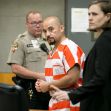 Areli Escobar, a Texas death row inmate, in court during legal proceedings related to his conviction. Areli Escobar, a Texas death row inmate, in court during legal proceedings related to his conviction.
