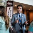 U.S. Representative Matt Gaetz speaking to a group during a public event. U.S. Representative Matt Gaetz speaking to a group during a public event.