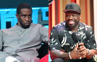 Image of Sean Combs (Diddy) and Curtis Jackson (50 Cent), both prominent figures in the rap industry, highlighting their ongoing legal battles.