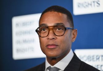 Portrait of Don Lemon, former CNN anchor, attending an event.
