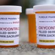 Prescription bottles labeled with "OxyContin" from Purdue Pharma, associated with the Sackler family. Prescription bottles labeled with "OxyContin" from Purdue Pharma, associated with the Sackler family.