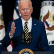 President Joe Biden delivers remarks to State Department staff, Thursday, Feb. 4, 2021, in Washington. (AP Photo/Evan Vucci via US Embassy)