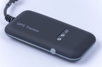 A GPS tracking device used in a legal case involving electronic tracking of a co-owner's vehicle.