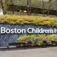 Signage of Boston Children's Hospital, featuring its name and logo. Signage of Boston Children's Hospital, featuring its name and logo.
