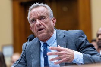 Robert F. Kennedy Jr. speaking during a congressional hearing.