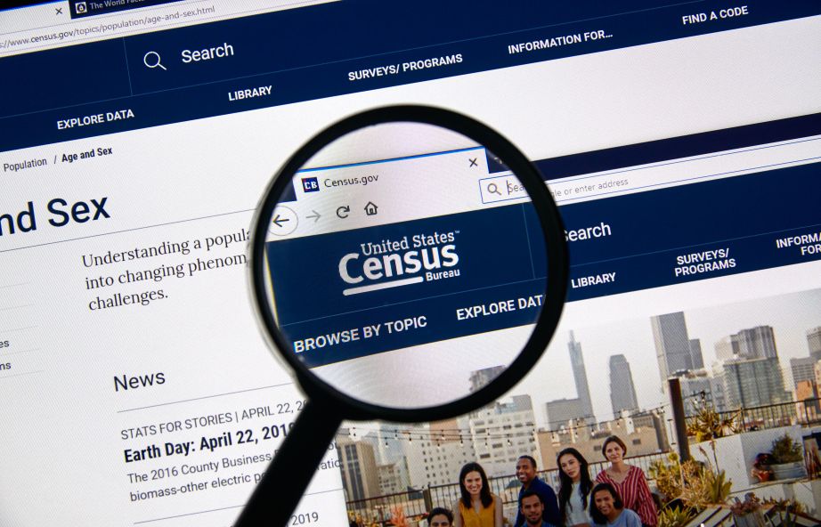 US Census website
