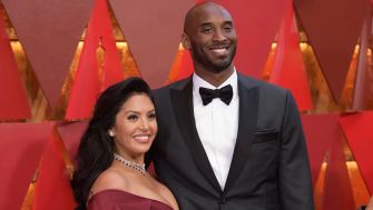 Vanessa and Kobe Bryant at a public event, showcasing their connection as a family.