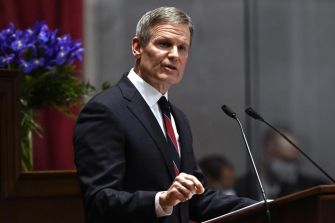 Tennessee Governor Bill Lee speaking at an event.