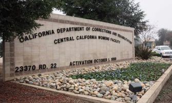 Signage for the Central California Women's Facility, part of the California Department of Corrections and Rehabilitation.