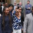Janice Combs mother of Sean "Diddy" Combs with her children and family members at Manhattan's Federal Court. Janice Combs mother of Sean "Diddy" Combs with her children and family members at Manhattan's Federal Court.