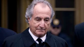 Image of Bernie Madoff, the mastermind behind the largest Ponzi scheme in history.