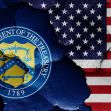 Graphic of the U.S. Department of the Treasury seal on a distressed American flag background. Graphic of the U.S. Department of the Treasury seal on a distressed American flag background.