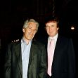 Image of Jeffrey Epstein and Donald Trump posing together at an event. Image of Jeffrey Epstein and Donald Trump posing together at an event.