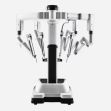 Image of a da Vinci surgical robot used in minimally invasive surgical procedures. Image of a da Vinci surgical robot used in minimally invasive surgical procedures.
