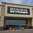 Exterior of a Bed Bath & Beyond store with chairs set up in front. Exterior of a Bed Bath & Beyond store with chairs set up in front.