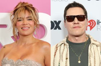 Image of Karol G and Tiësto at public events.