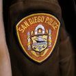 San Diego Police patch on shoulder