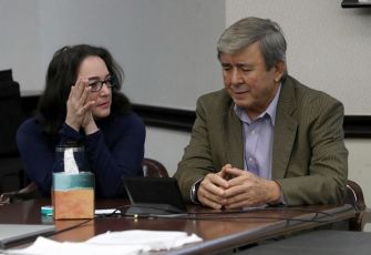 Parents of a Texas high school shooter during a civil trial regarding their liability for the shooting.