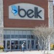 Exterior view of a Belk department store. Exterior view of a Belk department store.