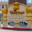 Sign of The Venetian resort and casino in Las Vegas. Sign of The Venetian resort and casino in Las Vegas.