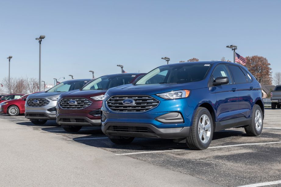 Ford SUVs at dealership