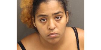 Mugshot of Marie Ayala, the mother charged with manslaughter after her two-year-old son accidentally shot and killed his father.