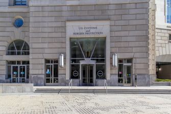 Exterior view of the U.S. Customs and Border Protection building.