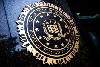 Seal of the Federal Bureau of Investigation (FBI) and Department of Justice.