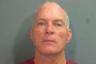 Mugshot of Richard Barnett, a suspect arrested in connection with the Capitol Hill attack.