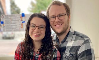 Tennessee couple Liz and Gabe Rutan-Ram, who are suing for discrimination by the state child services due to their Jewish faith.