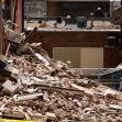 Image of the rubble and debris from the collapsed apartment building in Davenport, Iowa. Image of the rubble and debris from the collapsed apartment building in Davenport, Iowa.
