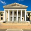 Exterior view of the Supreme Court of Florida building, showcasing its columns and front entrance. Exterior view of the Supreme Court of Florida building, showcasing its columns and front entrance.