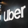 Signage of Uber at their corporate location. Signage of Uber at their corporate location.