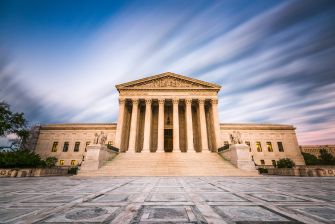 Image of the United States Supreme Court building, showcasing its iconic architecture and grandeur.