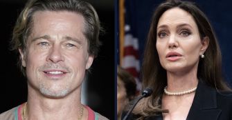 Image of Brad Pitt and Angelina Jolie, who are involved in a legal battle over their French winery following their divorce.