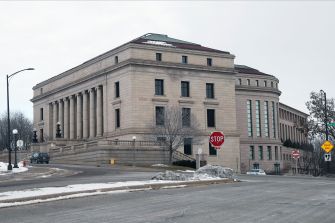 Exterior view of the Minnesota Supreme Court building.