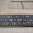 Sign displaying the name of the United States Environmental Protection Agency (EPA). Sign displaying the name of the United States Environmental Protection Agency (EPA).