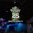 Logo celebrating 25 years of NFL Sunday Ticket, exclusively on DirecTV. Logo celebrating 25 years of NFL Sunday Ticket, exclusively on DirecTV.
