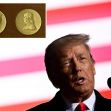 Former President Donald Trump speaking at a rally, with an image of a Pulitzer Prize medal in the corner. Former President Donald Trump speaking at a rally, with an image of a Pulitzer Prize medal in the corner.