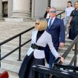 E. Jean Carroll and her legal team leave the courthouse after a federal appeals court upheld an $83.3 million defamation award against Donald Trump. E. Jean Carroll and her legal team leave the courthouse after a federal appeals court upheld an $83.3 million defamation award against Donald Trump.