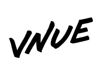 VNUE, Inc. logo displayed in bold, stylized lettering.
