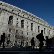 California Supreme Court building with pedestrians in the foreground. California Supreme Court building with pedestrians in the foreground.